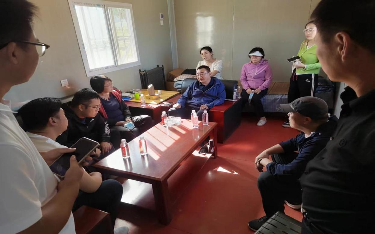 石嘴山市自然資源局副局長吳韶山一行蒞臨寧夏興康恒潤農業(yè)科技發(fā)展有限公司萬畝生態(tài)林基地調研